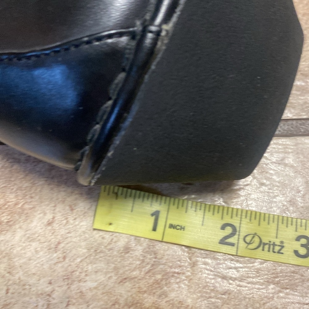Naturalizer Size 8M Chunky Heel Black Women's Loafers Timeless Career Office - Picture 9 of 9